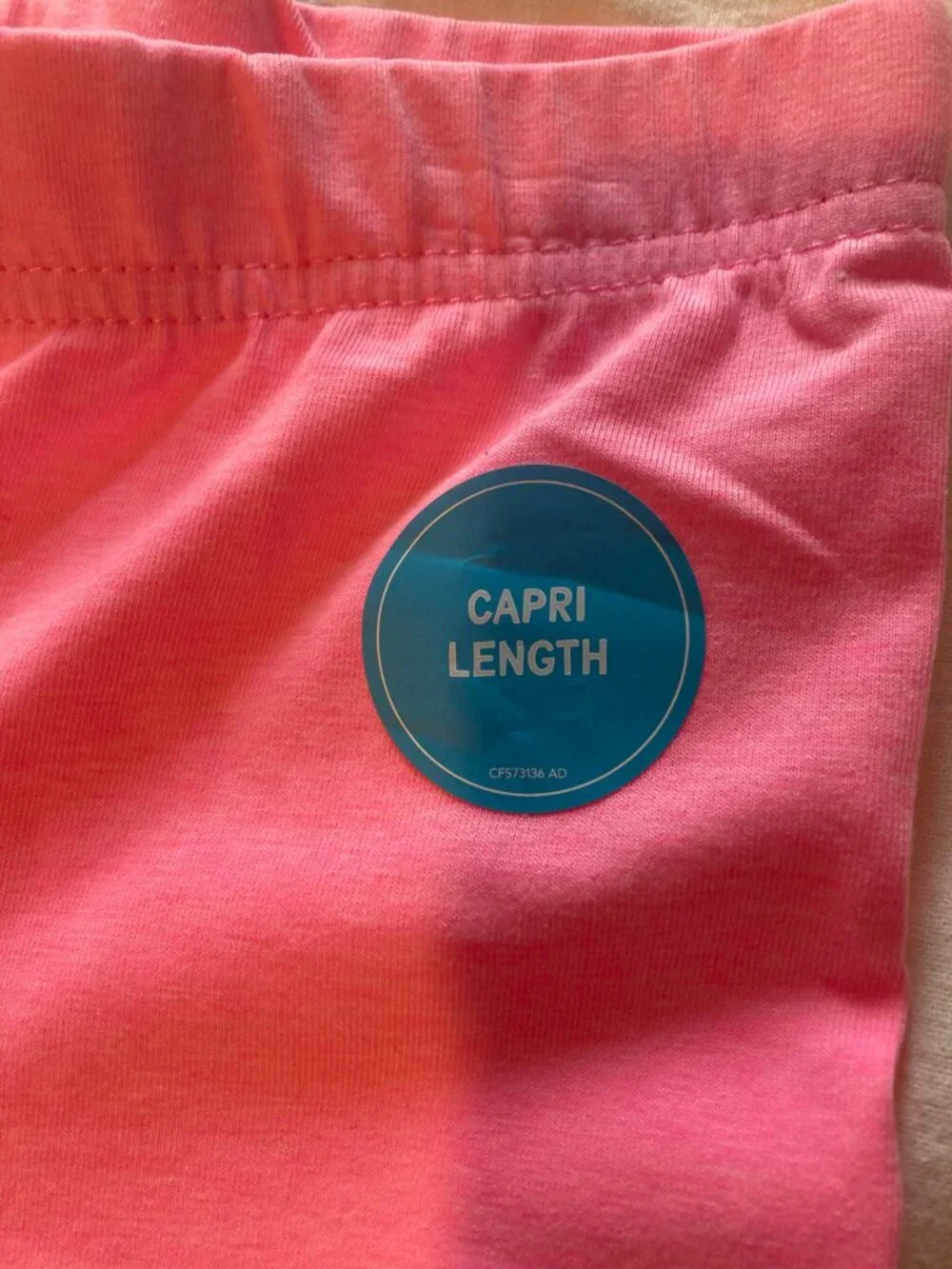 Carters girls 7 capri pink pants NWOT